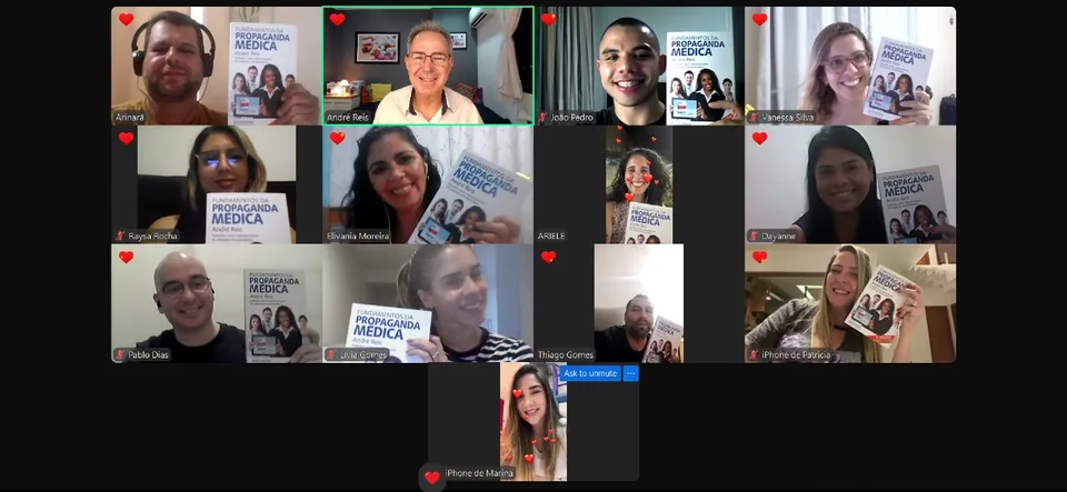 Julho de 2024: Online ao vivo, Turma A: encontro online da turma