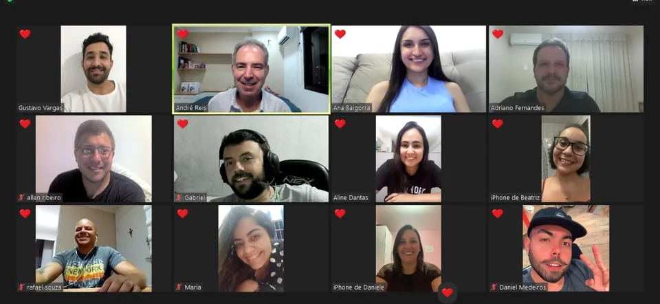 Outubro de 2022: Online ao vivo, Turma A: encontro online da turma